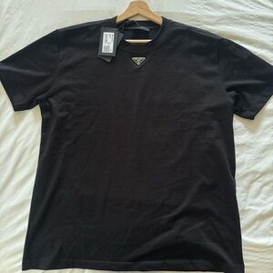 Authentic Prada Men’s Black 100% Cotton T-shirt